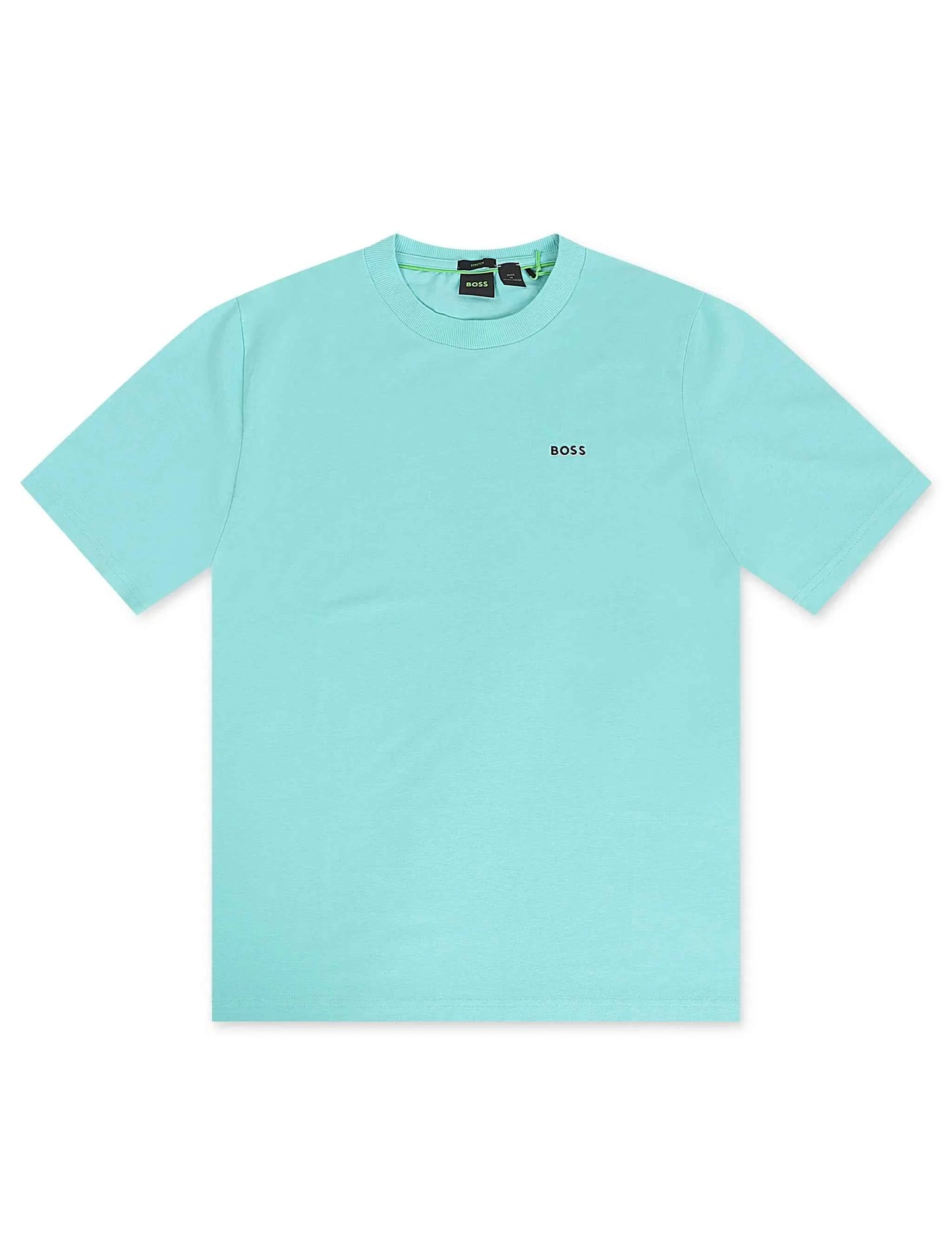 Boss Green Contrast Logo Tee - Teal