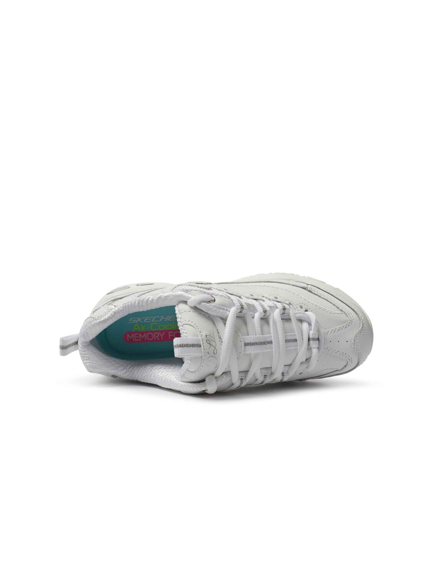 Skechers Womens D'Lites Fresh Start Shoes - White