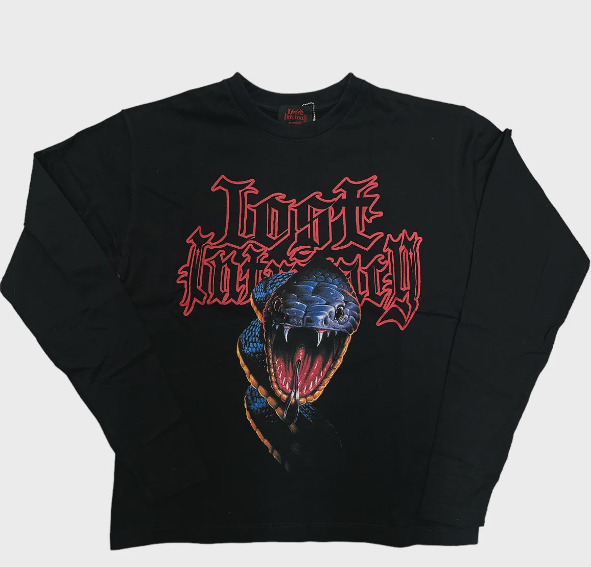 LOST Long Sleeve TShirt Snake Graphic