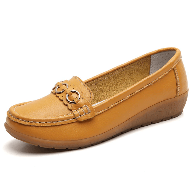 Jaida Women's Loafer Leather Black Shoes