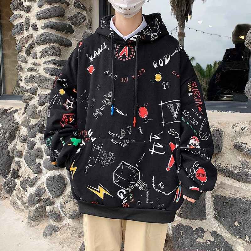 Korean Streetwear hoodies urban street fashion korean hoodies