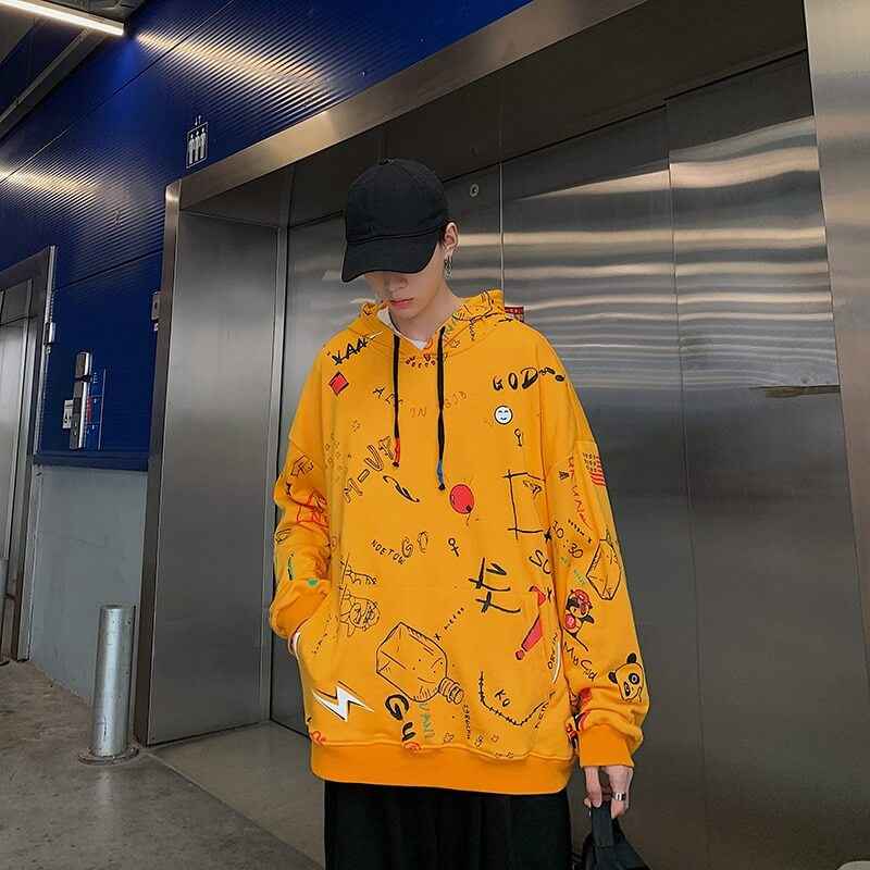 Korean Streetwear hoodies urban street fashion korean hoodies