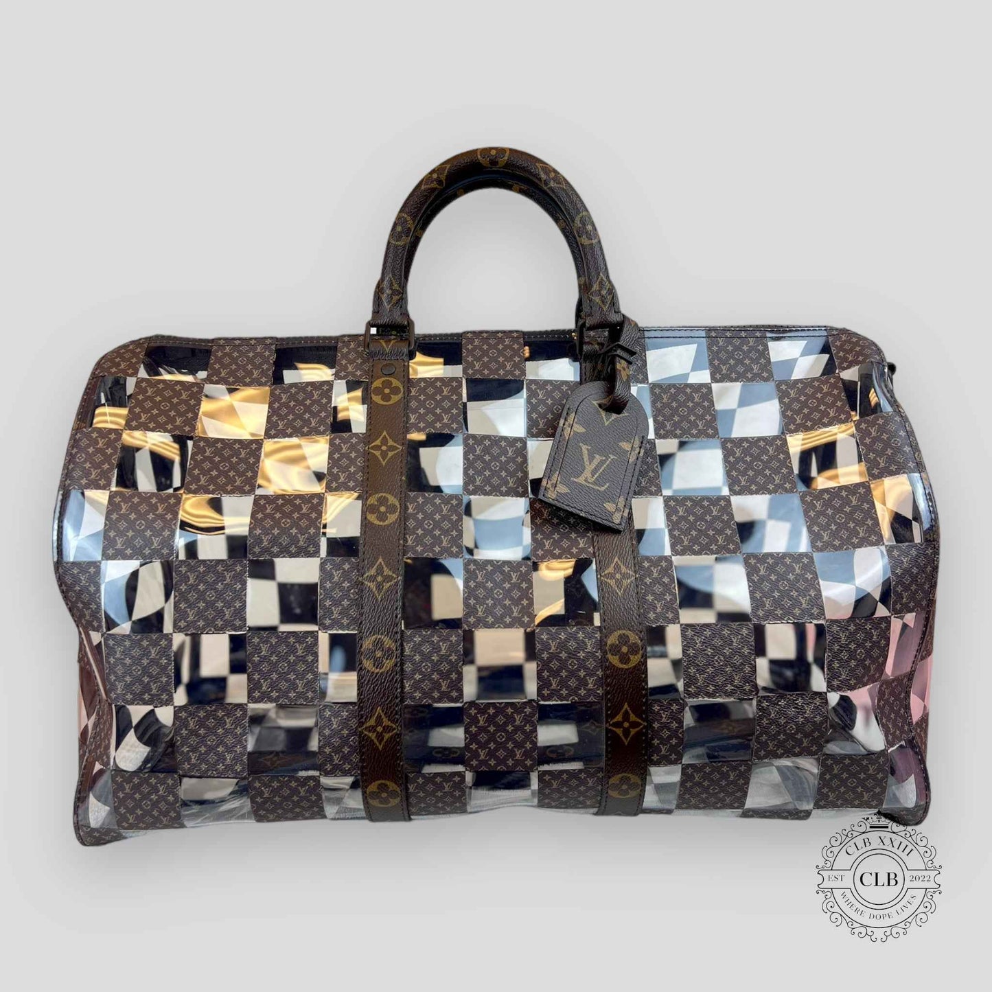 Louis Vuitton Keepall 50 Chess PVC Monogram