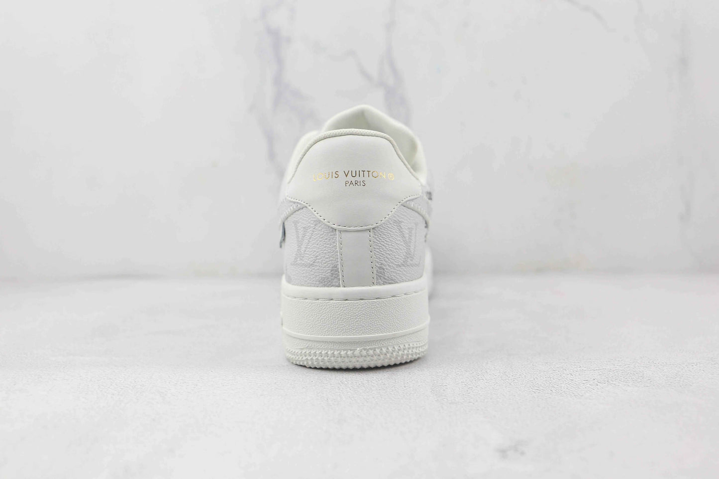 Custom LV x NK Air Force Virgil Abloh Monogram SneakerNational