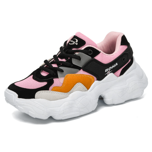 Lake Women's Trendy Lace-Up Sneaker