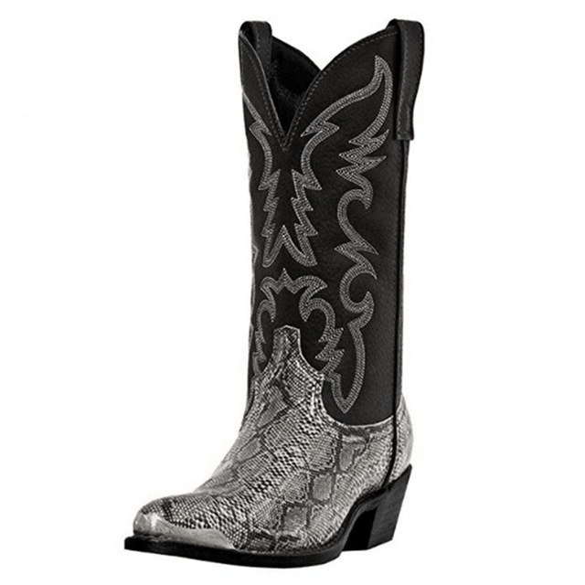 Lander Unisex Iron Head High Heel Boots