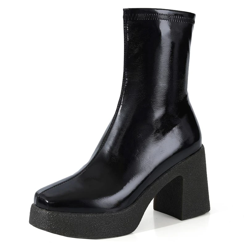 Lois Women's Platform Boots - Luxuryurbanwear