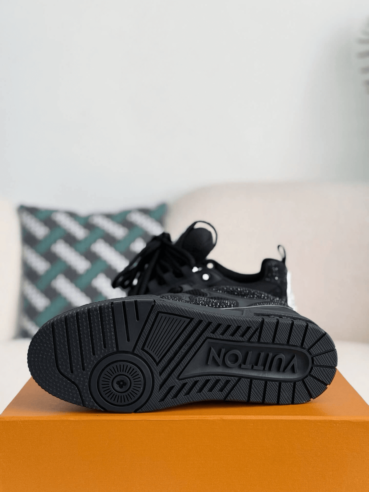 Louis Vuitton LV Skate Black Sneaker CUSTOM