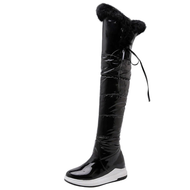 Maison Women's Long Warm Snow Boots - Luxuryurbanwear
