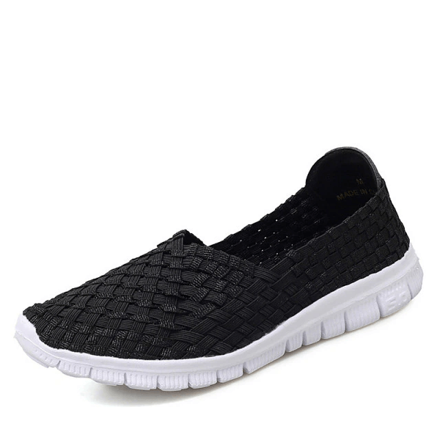 Majo Women's Knit Comfortable Loafer Walking Shoes