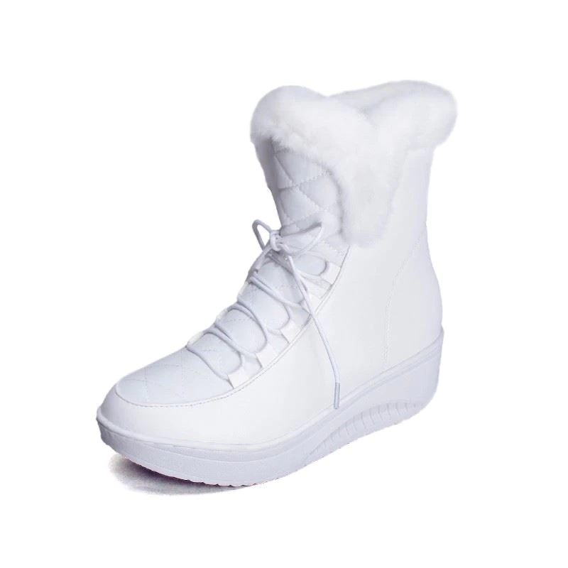 Mancini Women's Platform Snow Boots - Luxuryurbanwear