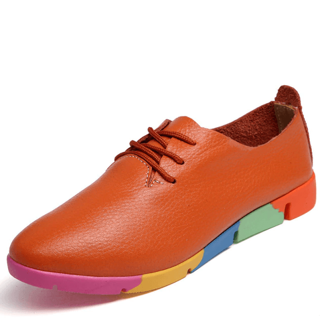 Morelti Women's Lace-up Casual Flat Loafer Shoes - Luxuryurbanwear