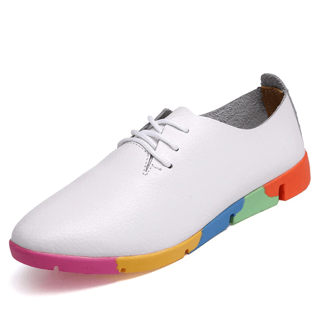 Morelti Women's Lace-up Casual Flat Loafer Shoes - Luxuryurbanwear