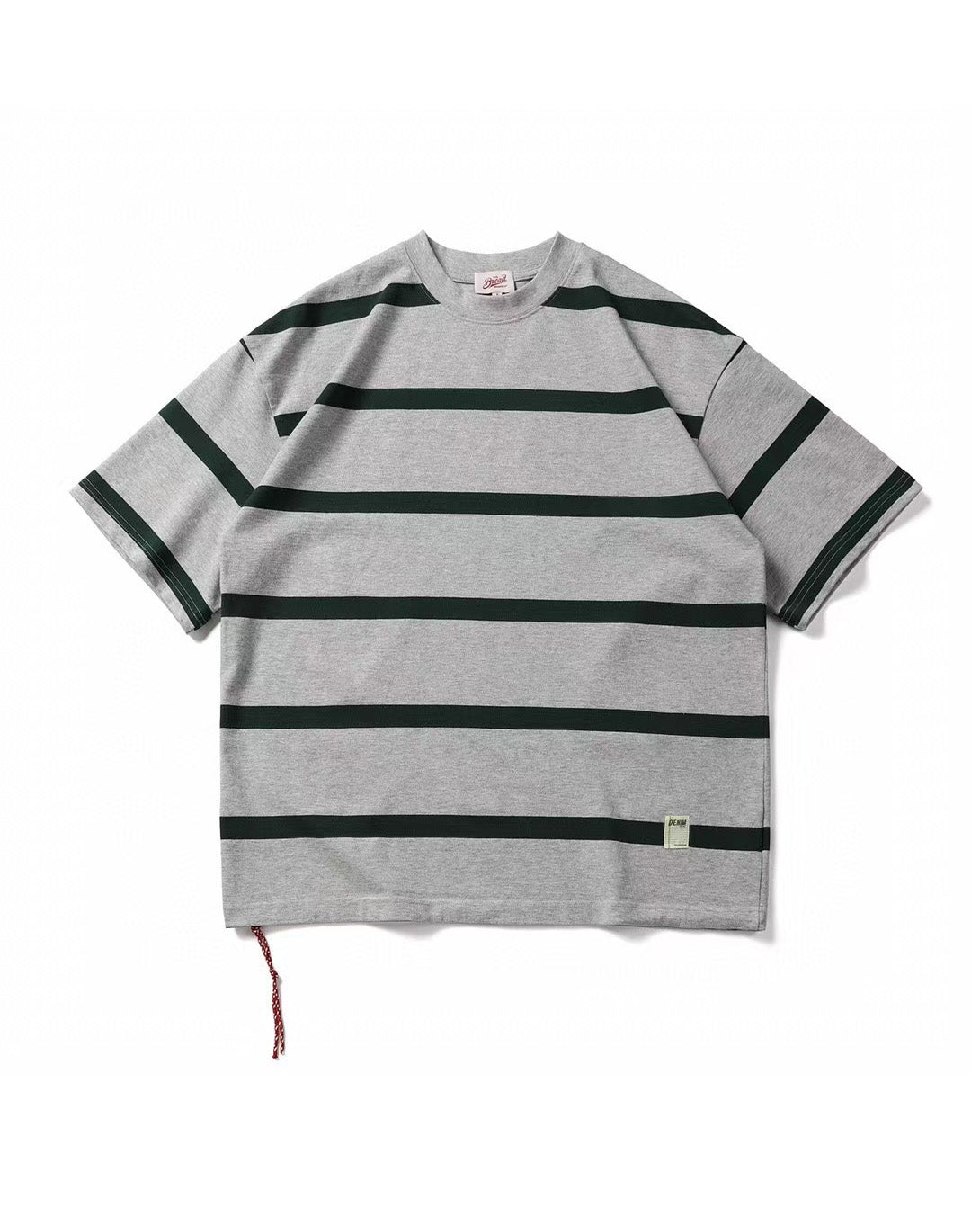 Retro Heavyweight Striped Cotton Tee