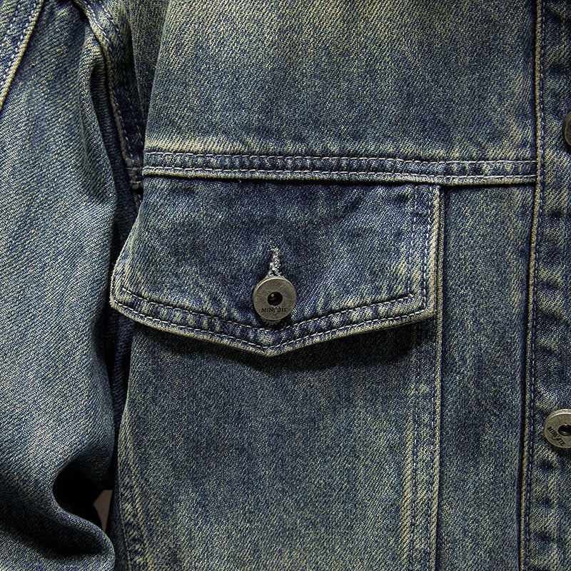 Light Washed Blue Denim Jacket