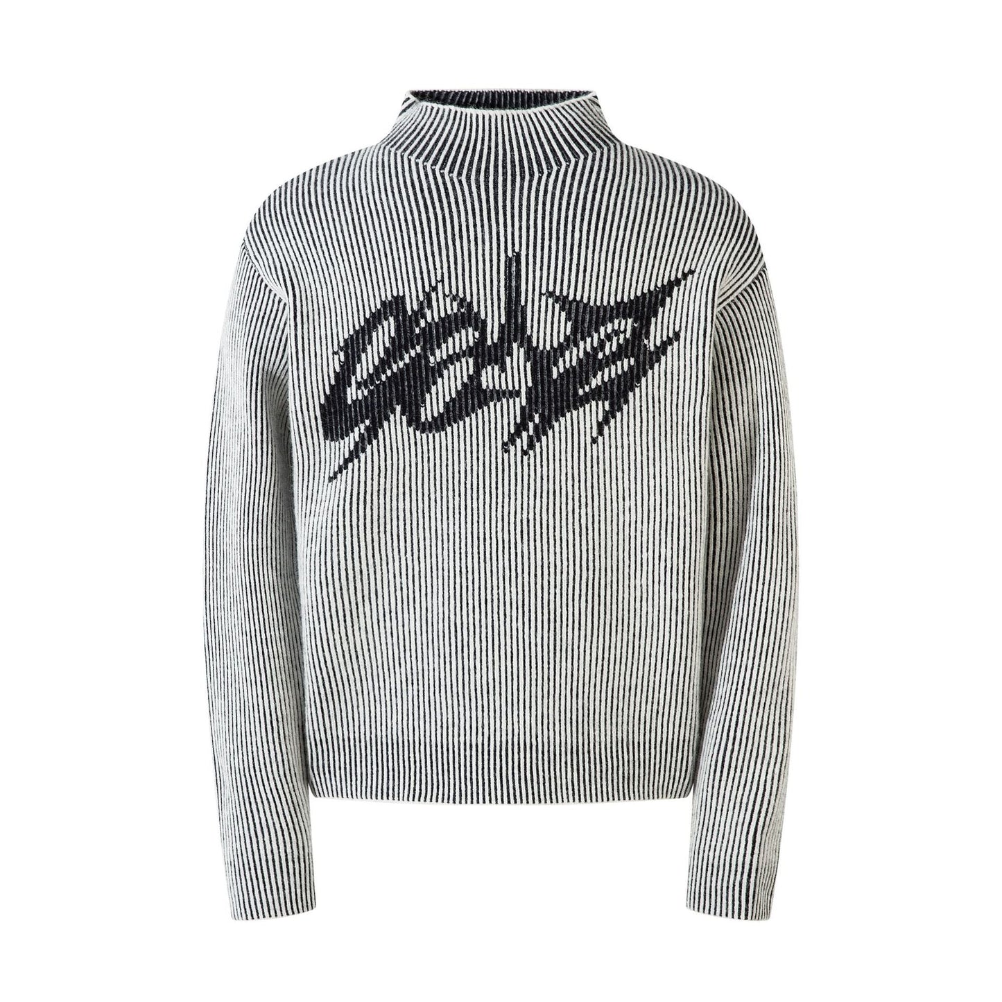 Reversible Retro Turtleneck Sweatshirt