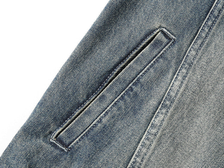 Light Washed Blue Denim Jacket
