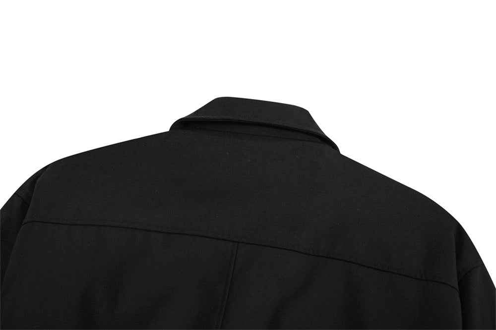 Effortless Cleanfit Suit collar Design Loose Fit Jacket