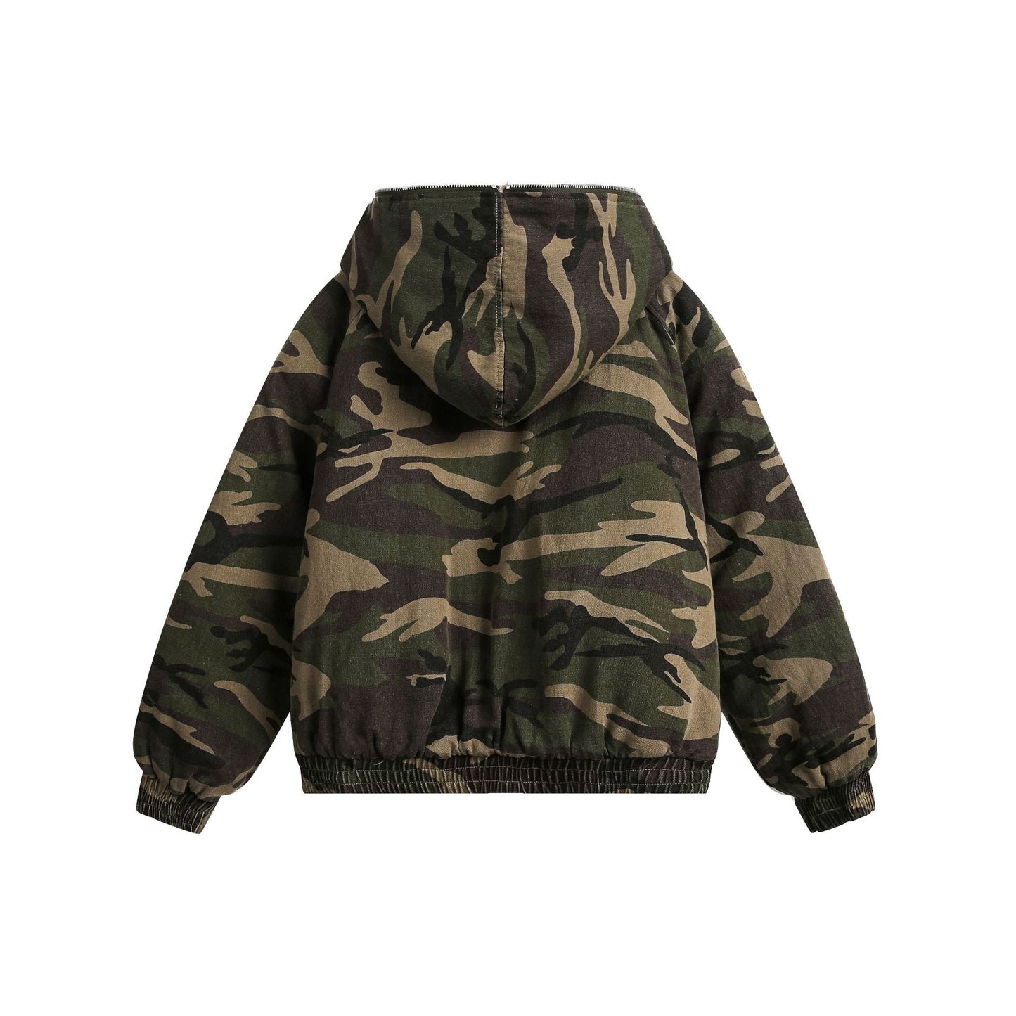Camouflage Fur Jacket
