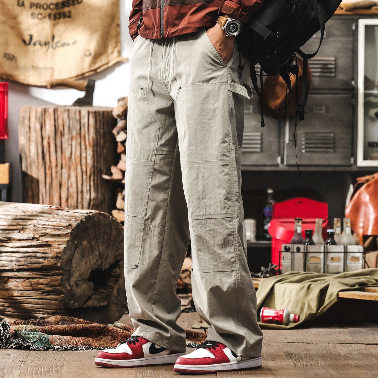 Nylon Carpenter Pants