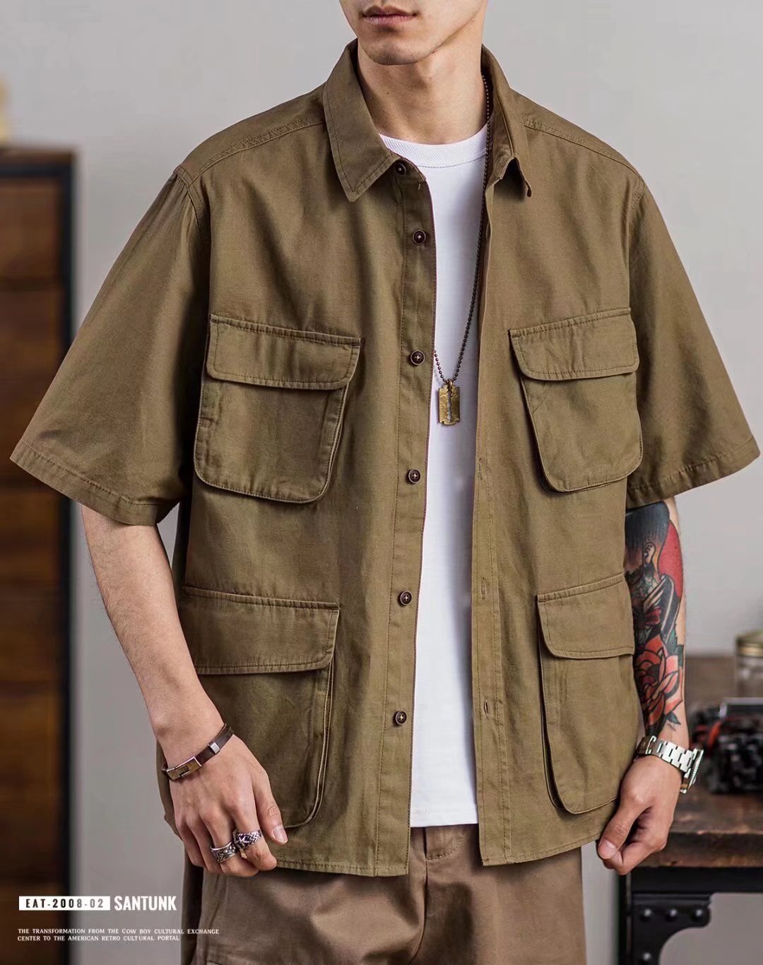 Vintage Military M42 Paratrooper Shirt