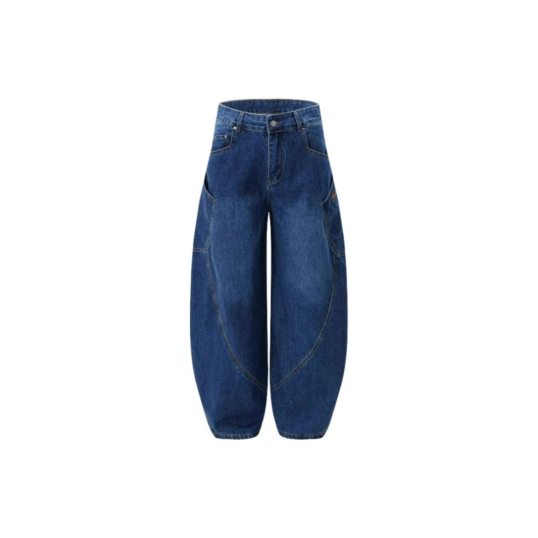 Vintage Wide-Leg Baggy Jeans