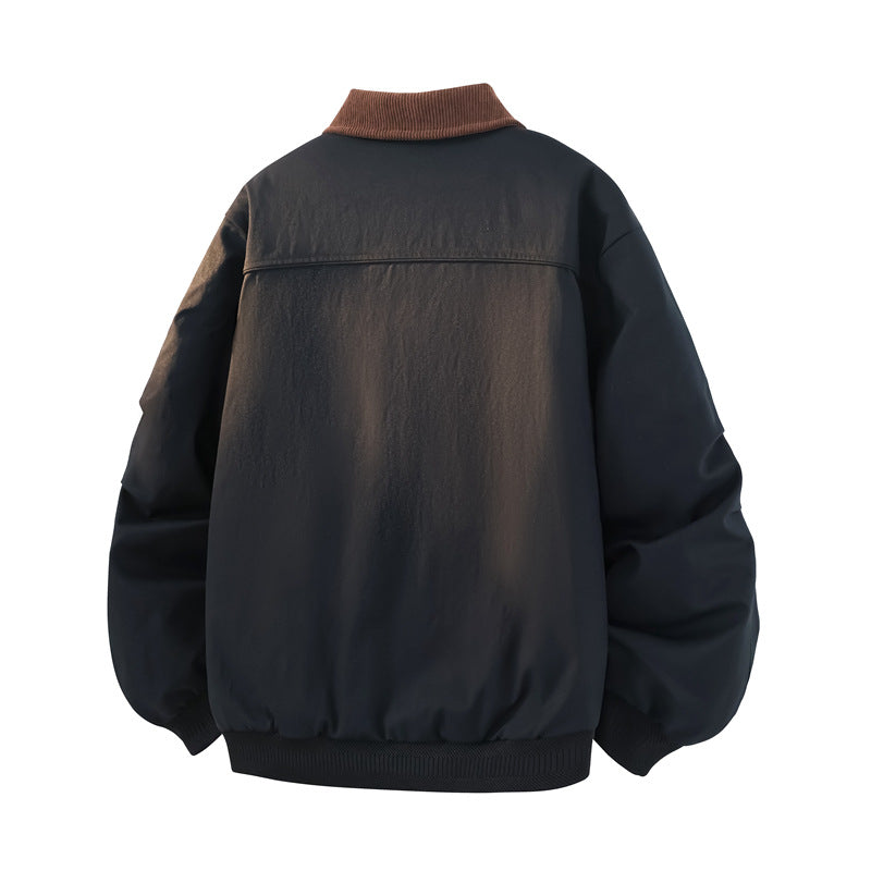 Duck Down Faux TwoPiece Casual Jacket