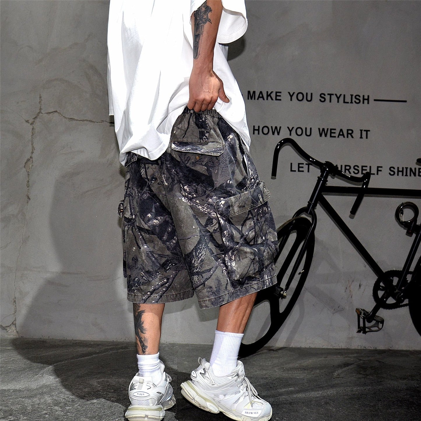 Terrain Camo Cargo Shorts