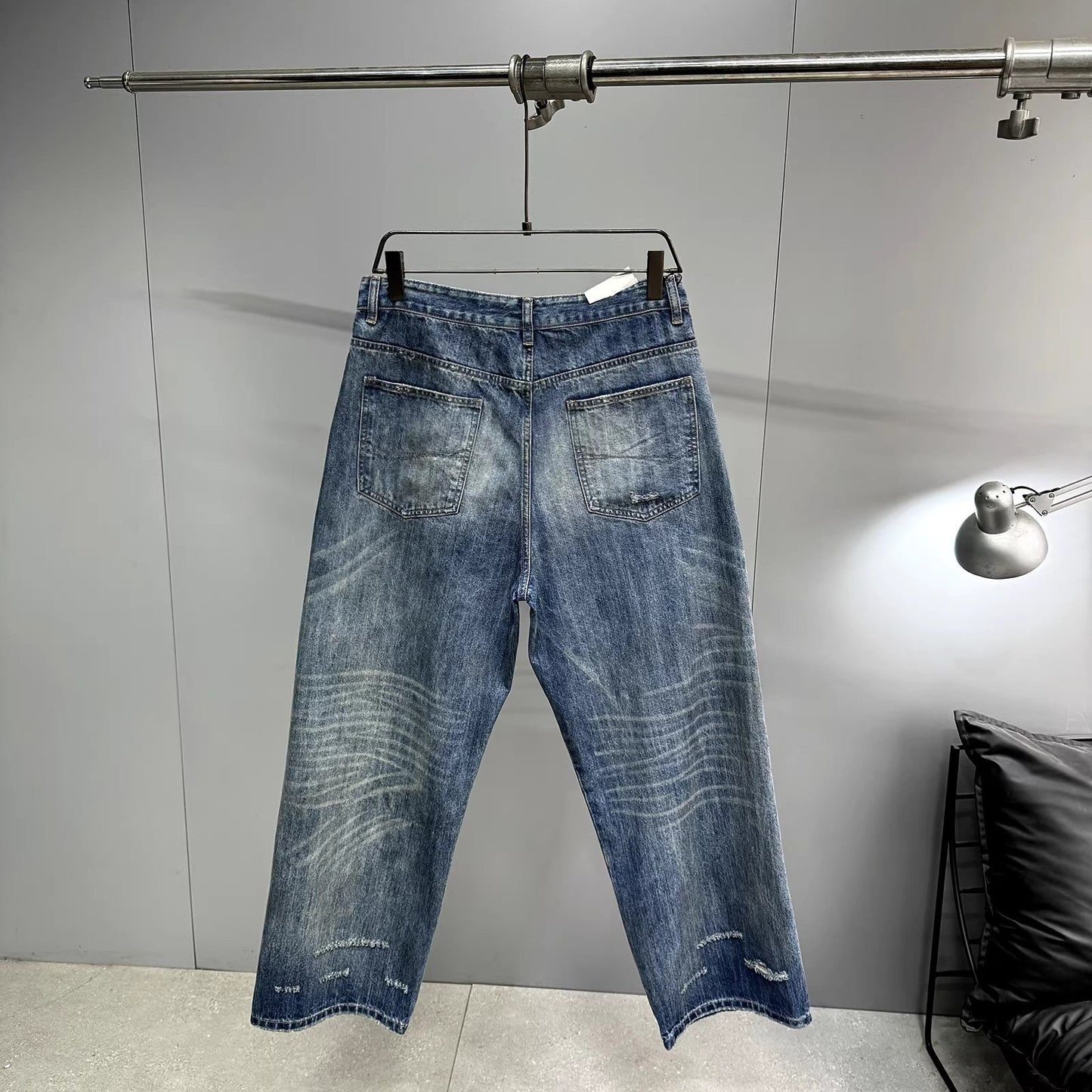 Drift Distressed Jeans - Vintage Blue