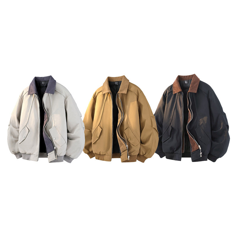 Duck Down Faux TwoPiece Casual Jacket