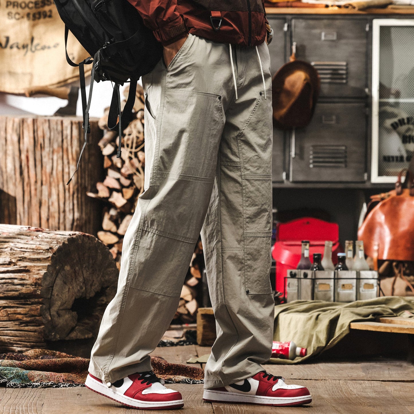 Nylon Carpenter Pants