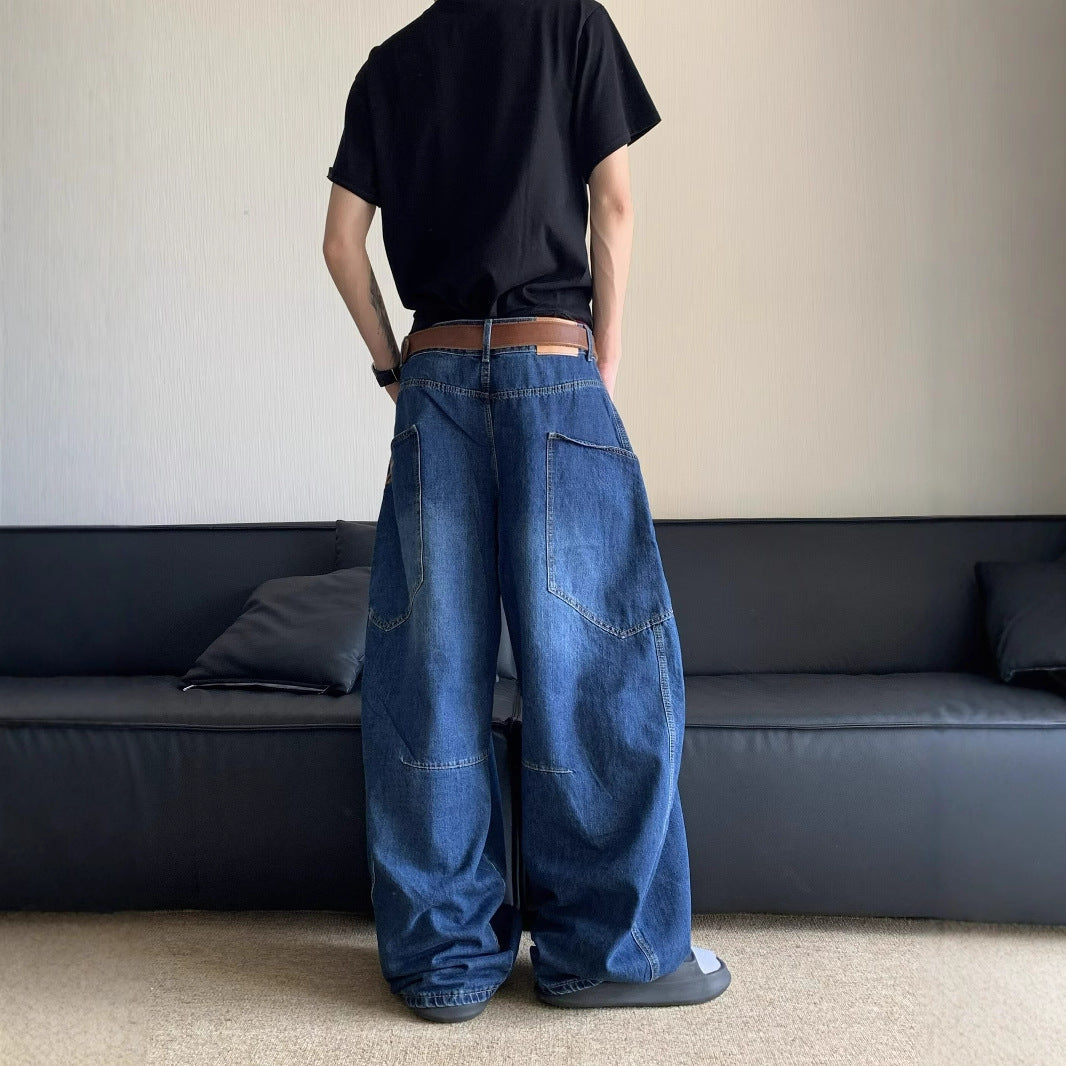 Vintage Wide-Leg Baggy Jeans