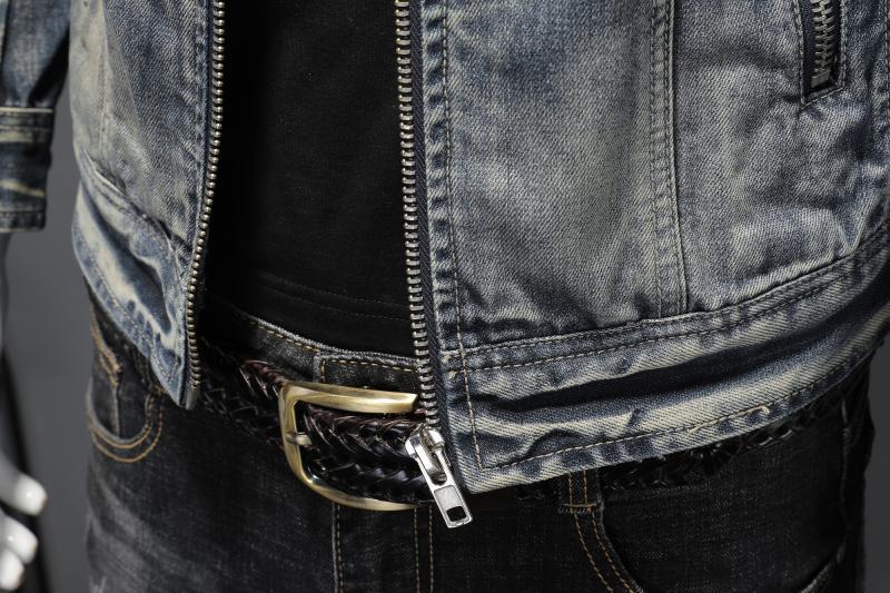 SK1 Denim Biker Jacket
