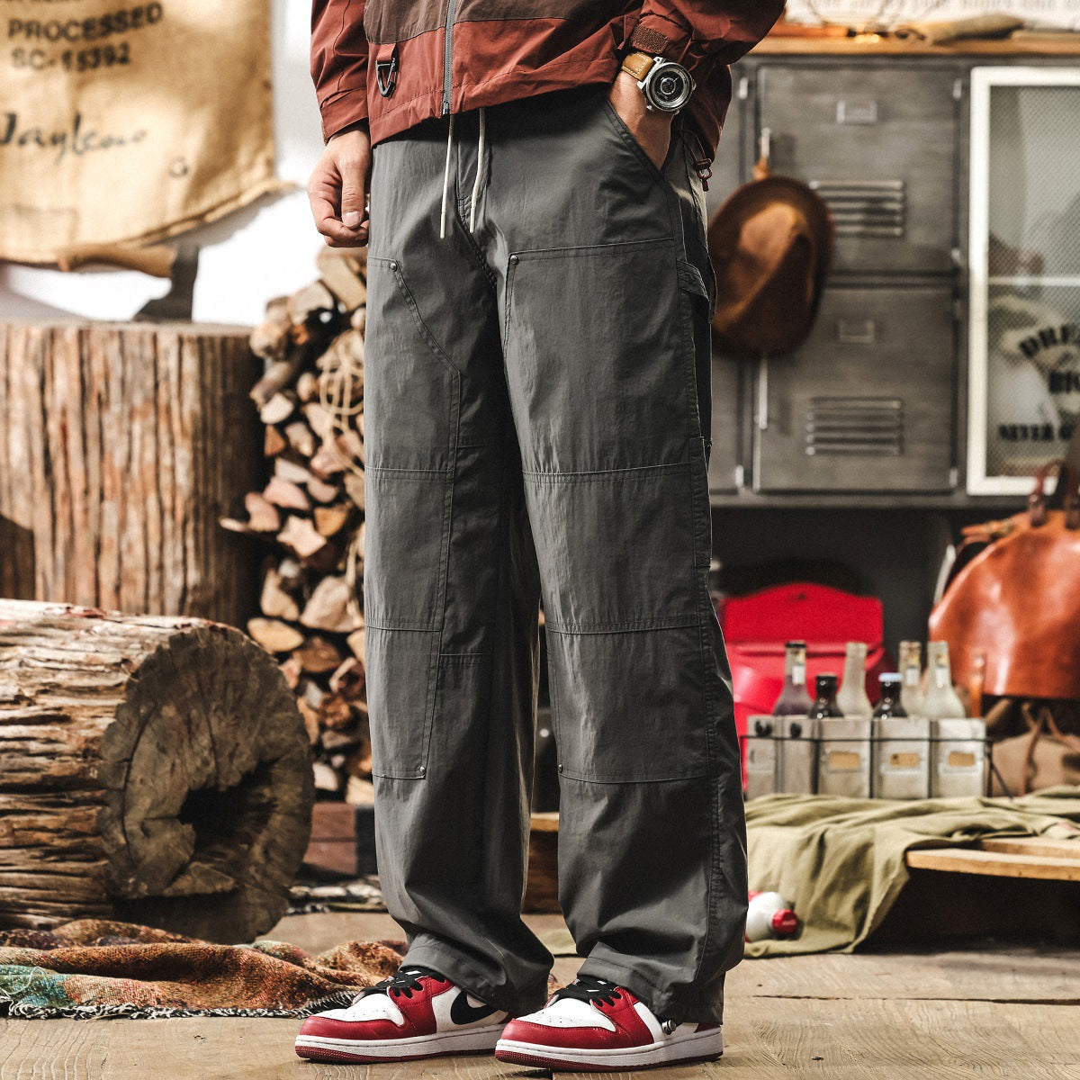Nylon Carpenter Pants