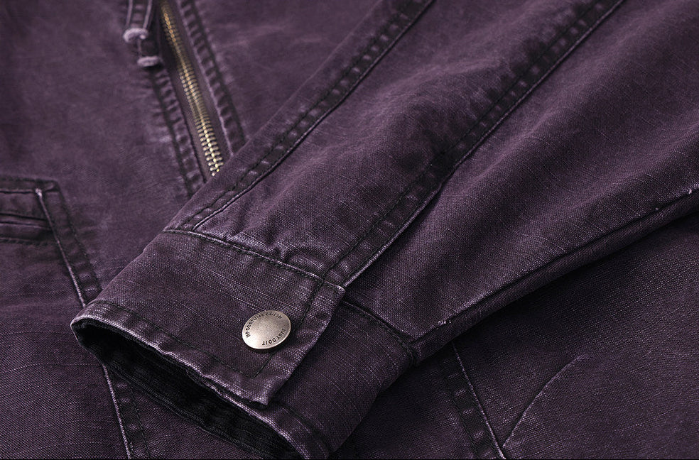 Gabba Purple Bomber Jacket