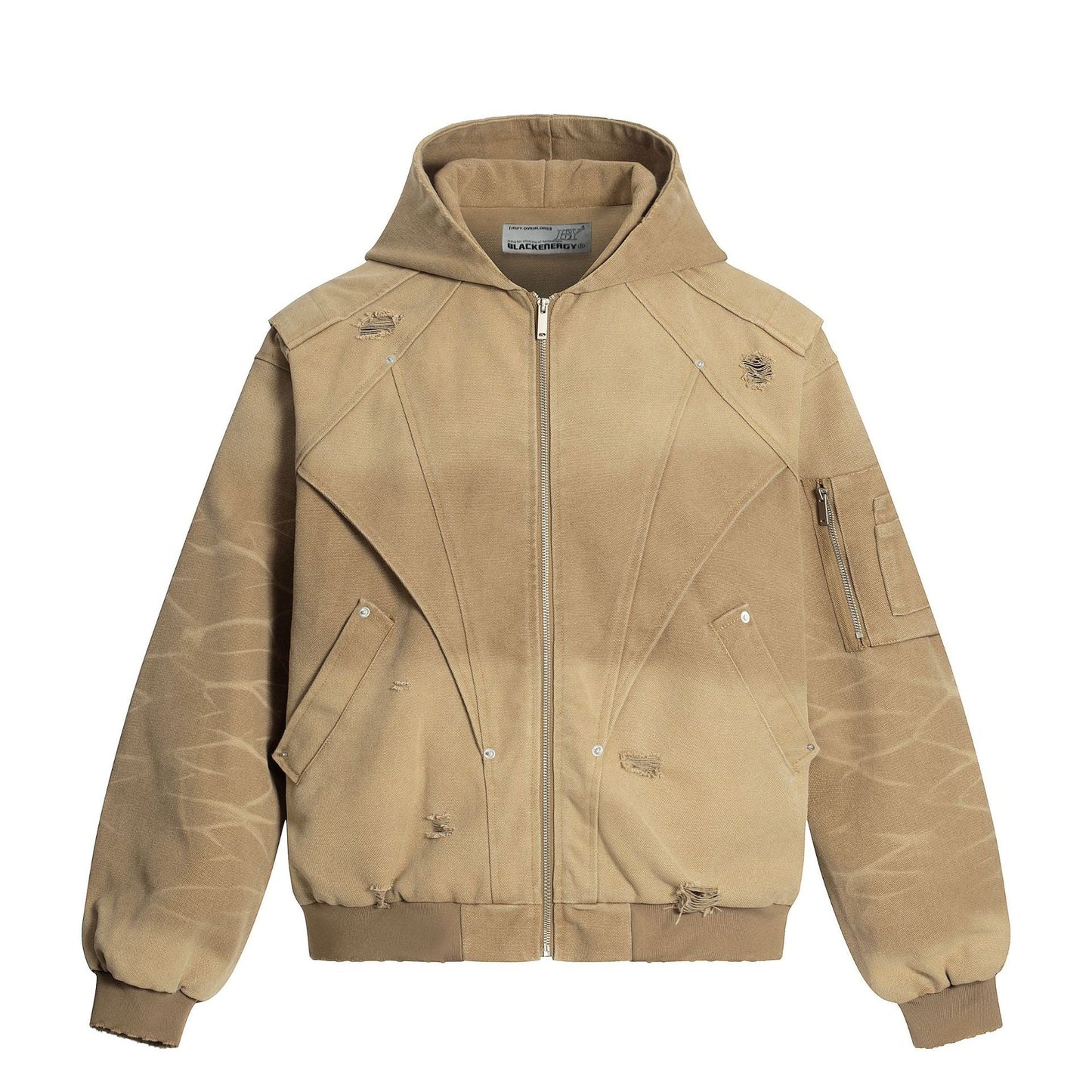 Heavy Washed Distressed Jacket