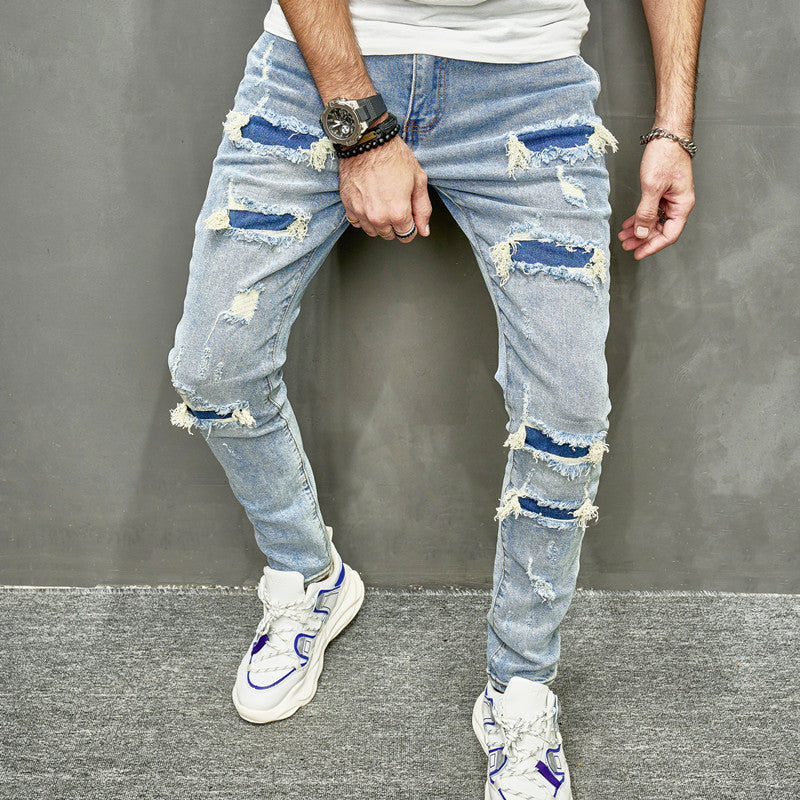 Distressed HighStreet Blue Skinny Jeans