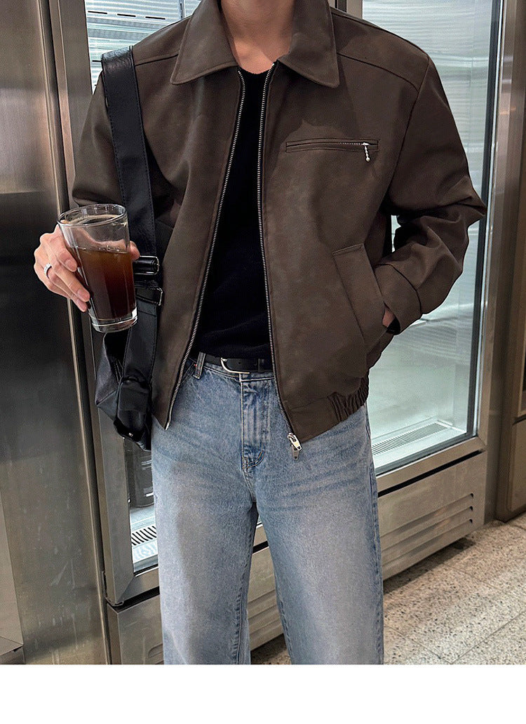 American Retro Leather Jacket