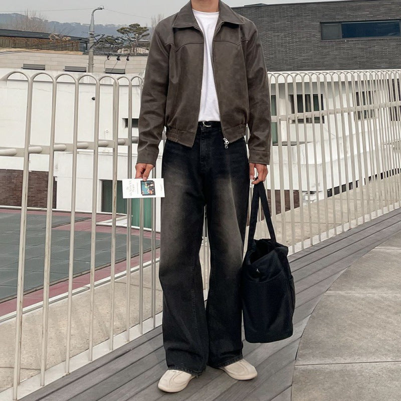 Vintage K Leather Jacket