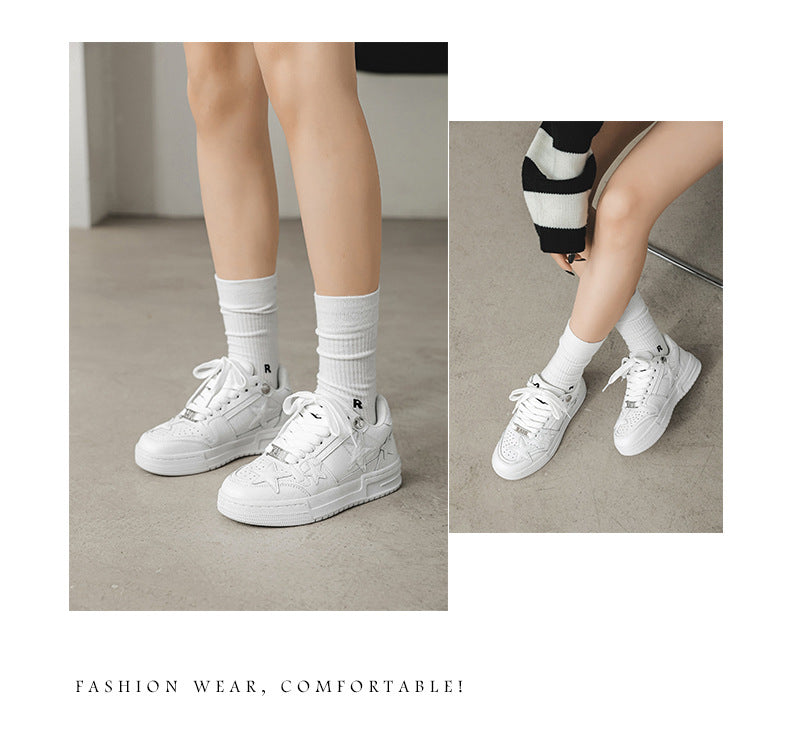 Star Eli1 Skate Sneakers - White
