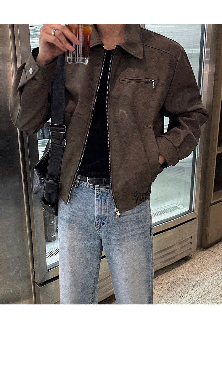 American Retro Leather Jacket