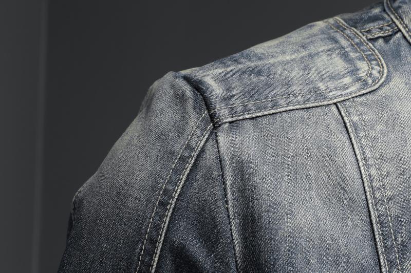 SK1 Denim Biker Jacket