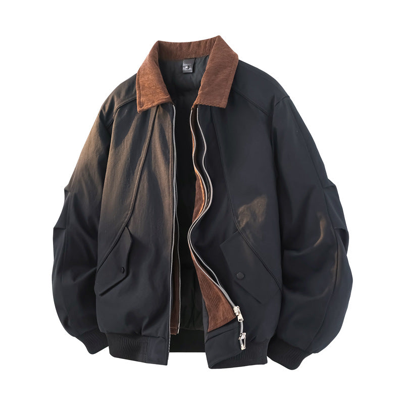Duck Down Faux TwoPiece Casual Jacket