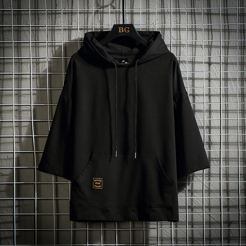 Minimal Mid-Length Sleeve Hoodie