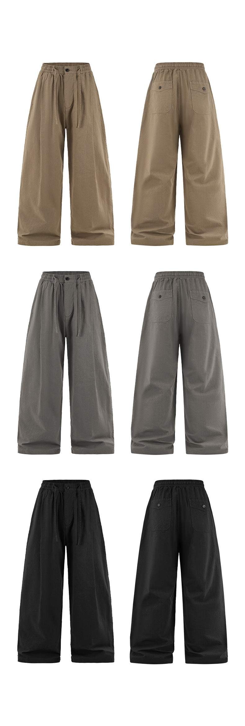 Linen Wide Leg Pants