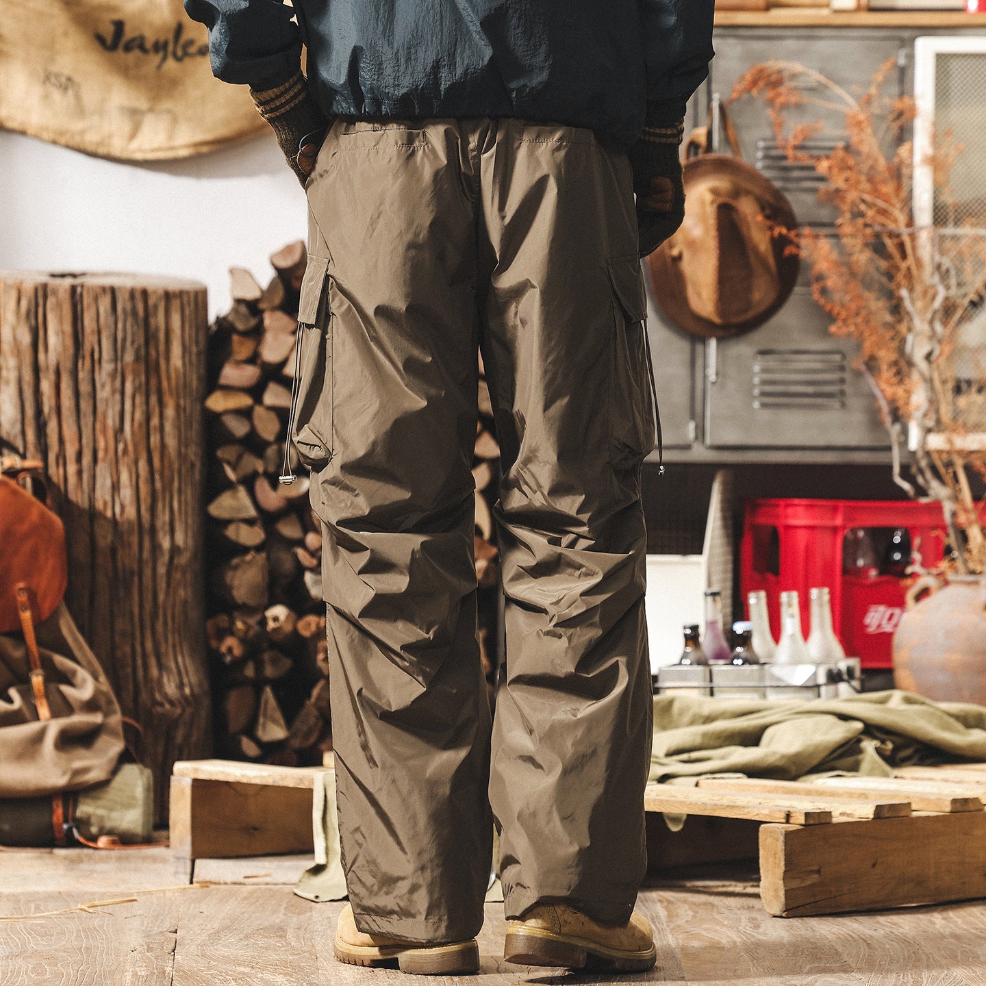 Vintage 90s Tech Cargo Ski Pants