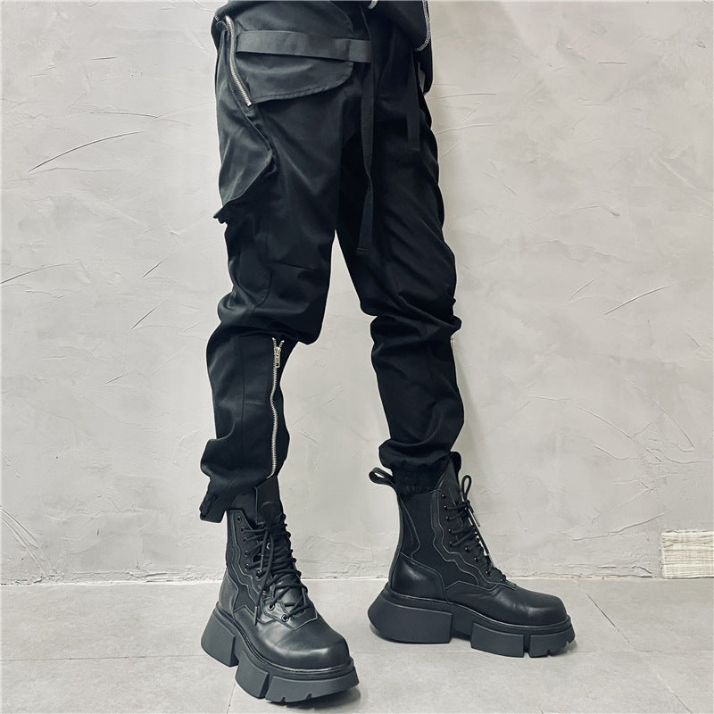 Dark Obsidian Cargo Pants V1