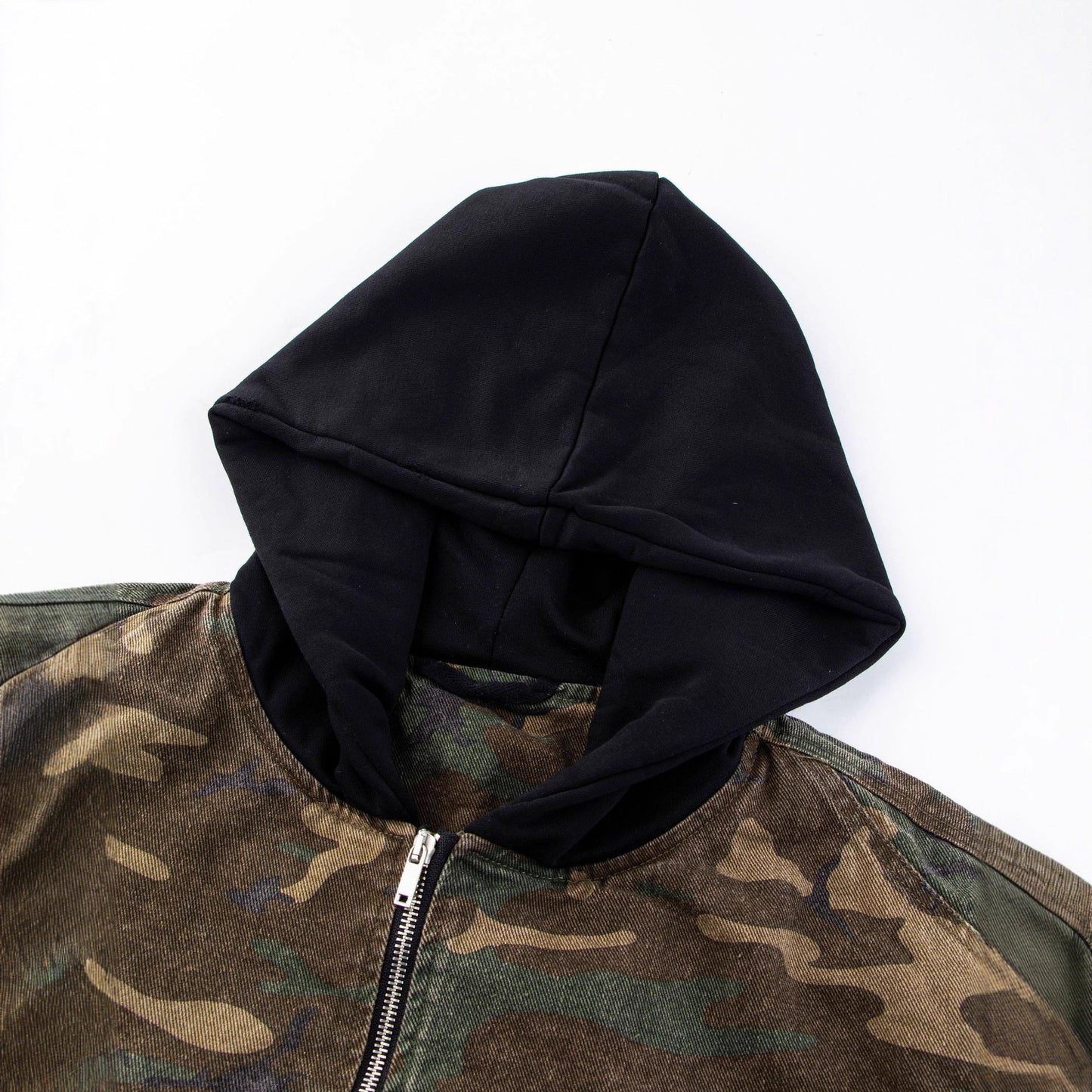 Phantom Camo Hood Denim Jacket