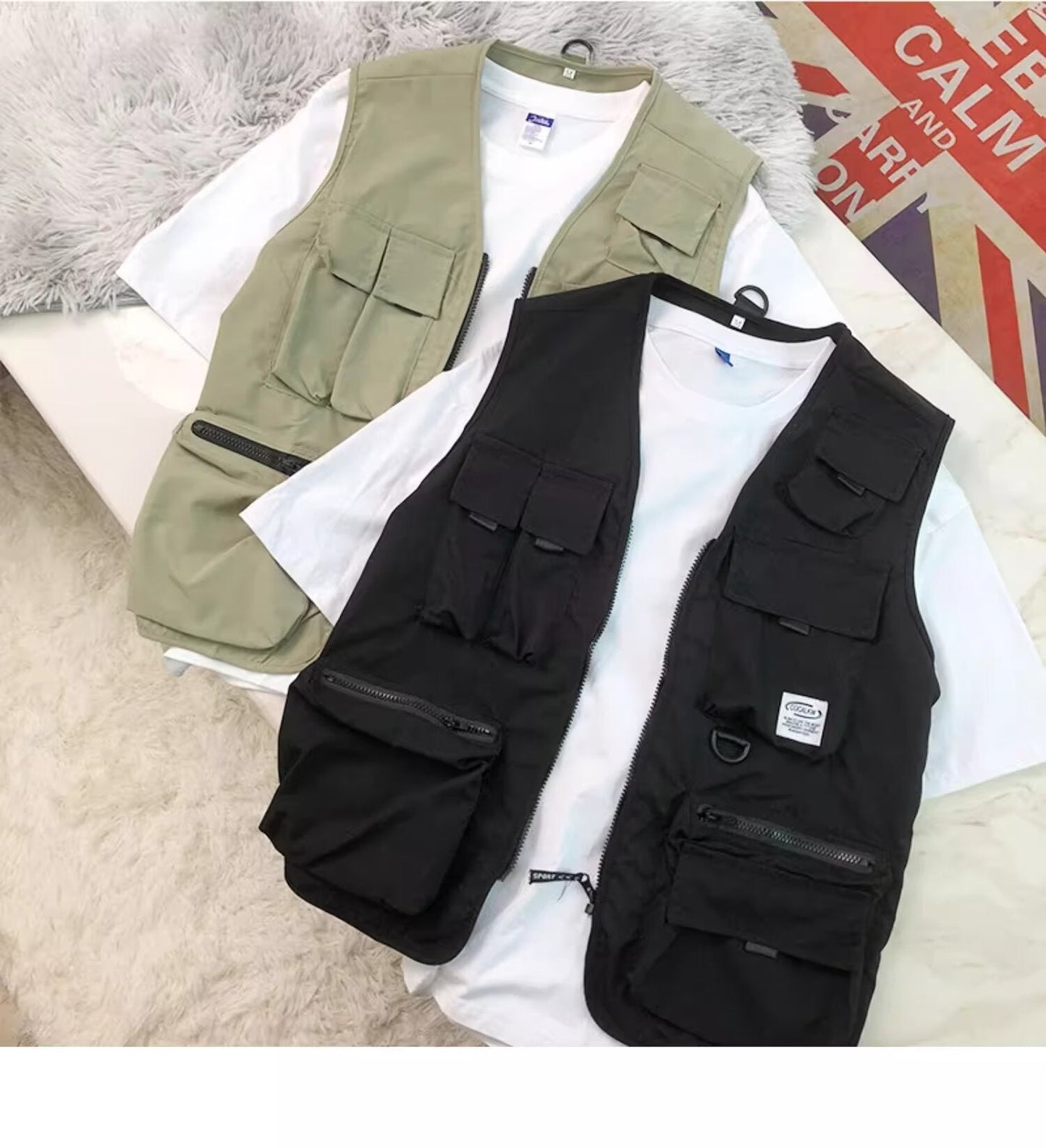 Versatile Outdoor T-Shirt + Vest Set