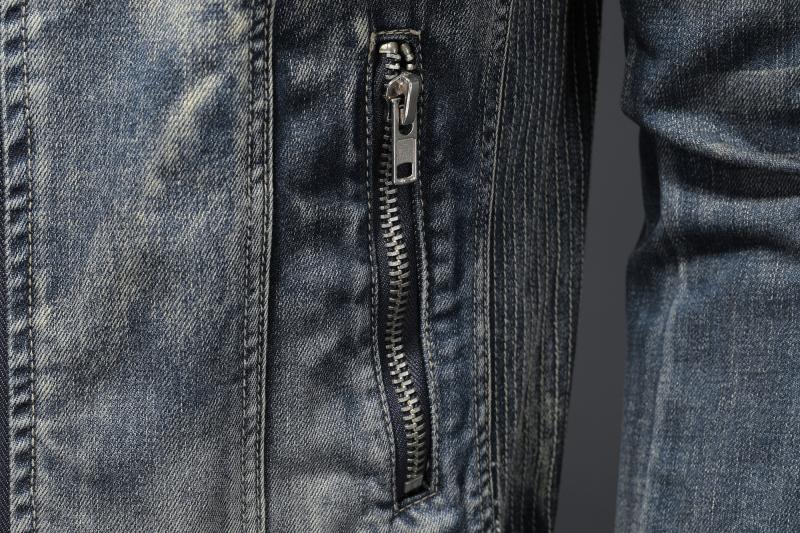 SK1 Denim Biker Jacket
